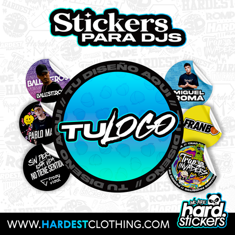 Pegatinas Dj Personalizadas - HARDEST