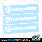 x3 Pegatinas Instagram PERSONALIZADAS - HARDEST