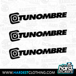 x3 Pegatinas Instagram PERSONALIZADAS - HARDEST