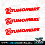 x3 Pegatinas Instagram PERSONALIZADAS - HARDEST