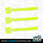 x3 Pegatinas Instagram PERSONALIZADAS - HARDEST